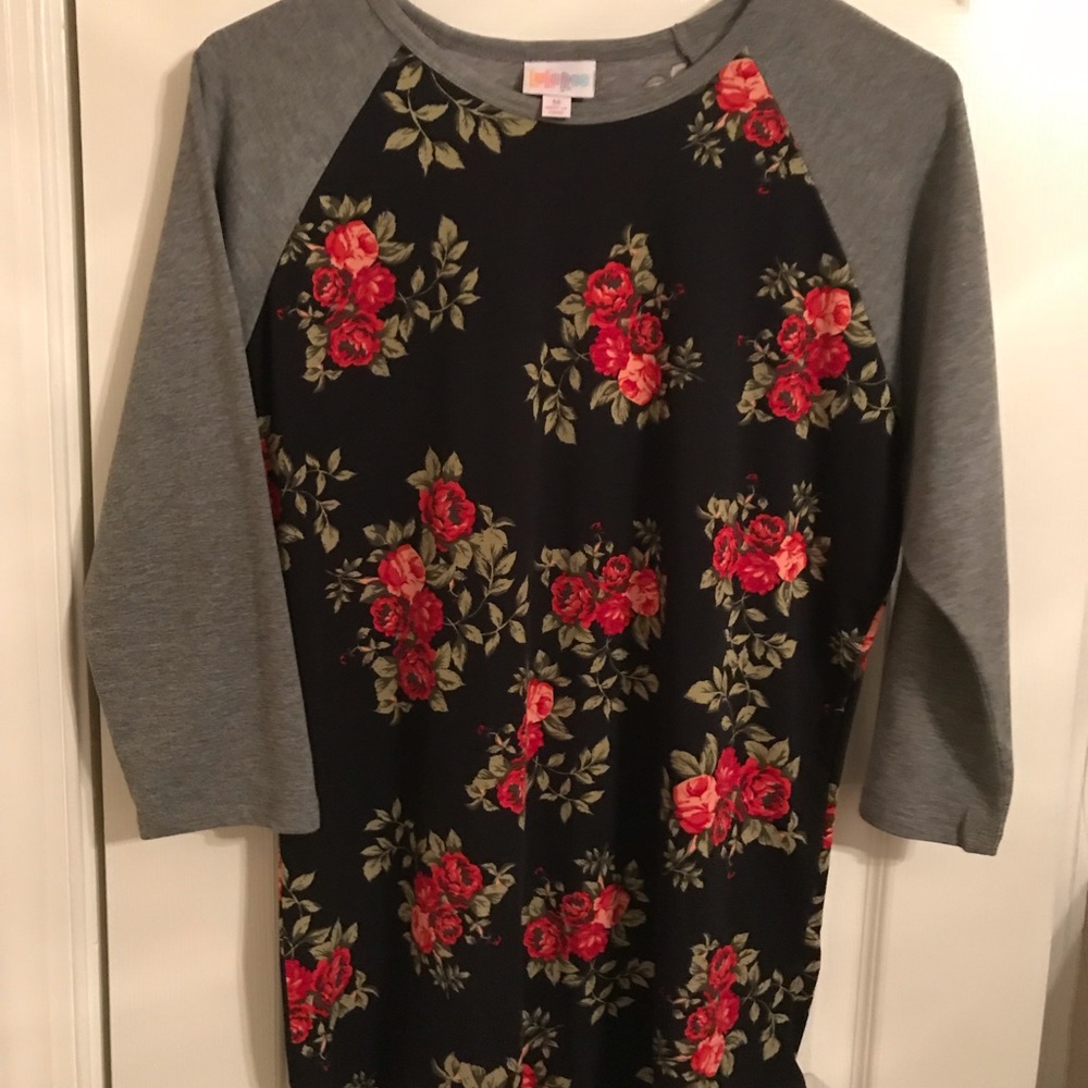 Floral Lularoe Randy tee